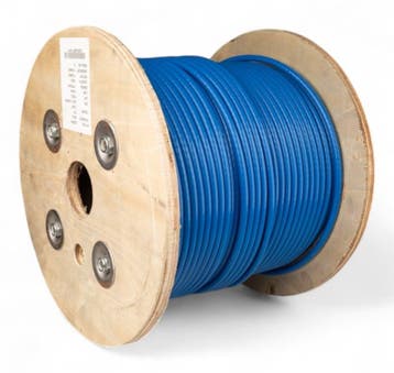 Staalkabel blauw geplastificeerd 4/6 voor mestschuiven, Verzenden, Nieuw