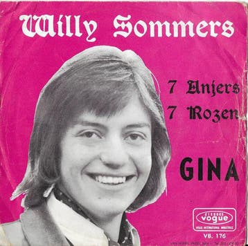 vinyl single 7 inch - Willy Sommers - Zeven Anjers, Zeven..., Verzenden, Zo goed als nieuw, 7 inch, Pop