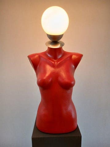 Mannequin - Mannequin lamp - Opaline glas