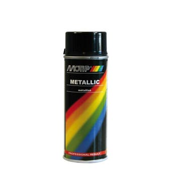 Motip Metallic Lak Zwart 400ml, Ophalen of Verzenden, Nieuw