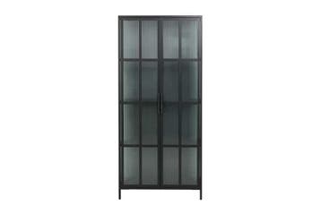 industrieele vitrine DURA STEEL 180cm zwart metalen, Ophalen of Verzenden, Nieuw