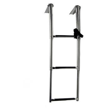 RVS Zwemtrap telescopisch model voor platform met 2, 3 of 4, Ophalen of Verzenden, Nieuw