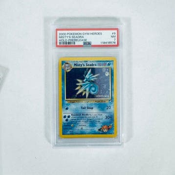Pokémon Graded card - Mistys Seadra Holo Prerelease 9 -, Nieuw