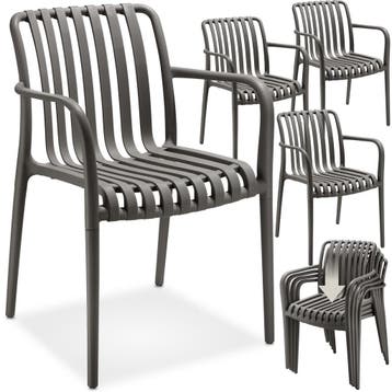 Tuinstoelen Alcudia, weerbestendig, stapelbaar, Verzenden, Nieuw