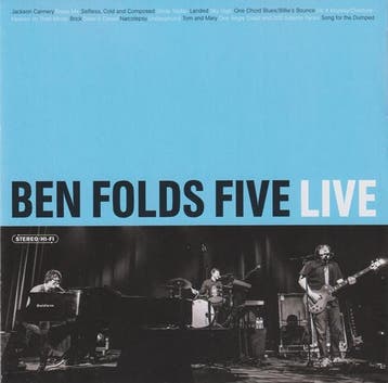 Ben Folds Five - Ben Folds Five Live, Ophalen of Verzenden, Gebruikt