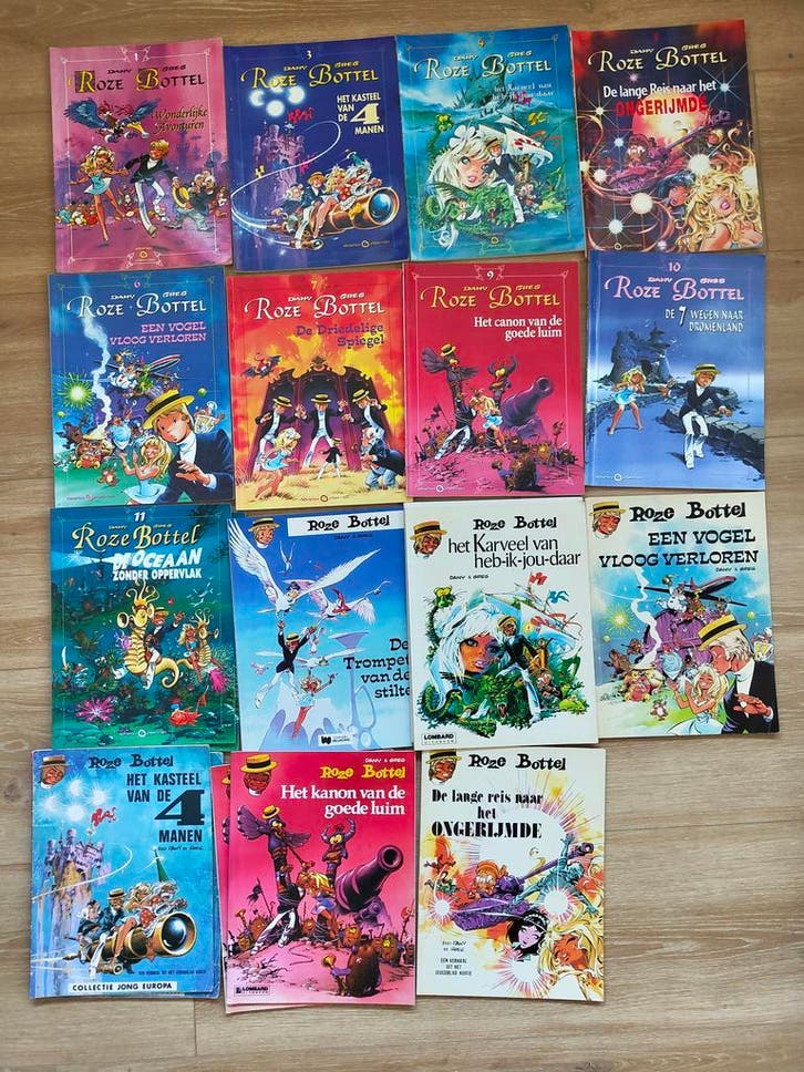Roze Bottel strips door Dany en Greg | Roze Bottel stripboek, Boeken, Stripboeken, Gelezen, Complete serie of reeks, Verzenden