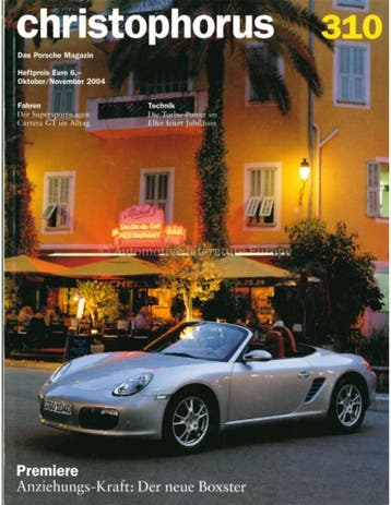 2004 PORSCHE CHRISTOPHORUS MAGAZINE 310 DUITS, Nieuw, Porsche, Author