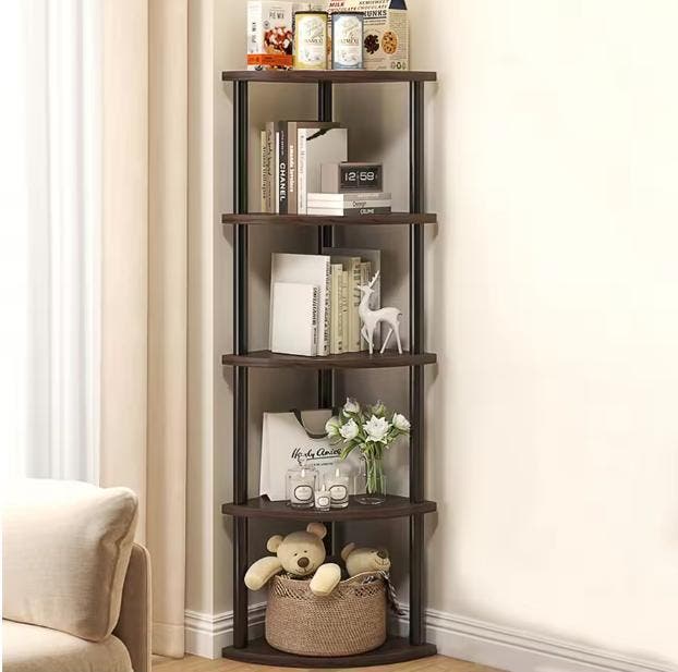 Hoekrek 5/6 Lagen – Ruimtebesparend Plantenrek en Boekenkast, Huis en Inrichting, Kasten | Boekenkasten, Nieuw, Verzenden