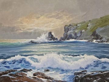Escuela Hiperealista Europea (XX) - Tormenta en el Mar