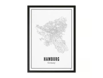 Veiling - Wijck. houten lijst Hamburg - Zwart 21x30 cm, Nieuw