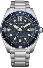 Citizen AW1881-52L Core Collection sports horloge 43 mm, Sieraden, Tassen en Uiterlijk, Horloges | Heren, Staal, Verzenden, Nieuw