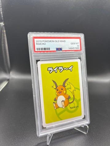 Pokémon - 1 Graded card - Raichu Old Maid Promo card - PSA, Nieuw