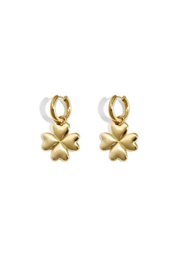 Goudlief Oorbellen met klaver charm (Dames sieraden), Sieraden, Tassen en Uiterlijk, Verzenden, Nieuw, Zilver, Overige materialen