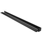 REA Inkortbaar handdoekrek met planchet - 120 cm - mat zw..., Ophalen of Verzenden, Nieuw