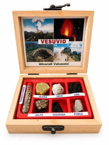 Themacollectie - Vulkanische verzameldoos, Verzamelen, Mineralen en Fossielen