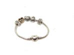 Pandora - Pandora-armband met hartbedel nr. 3 in zilver -