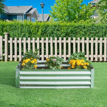 Plantenbak Celano verhoogde moestuinbak 120x60x30 cm verzink, Tuin en Terras, Planten | Tuinplanten, Verzenden