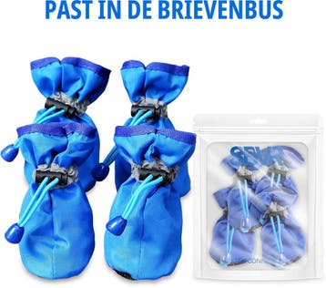 Hondenschoenen Gripzolen - Elastische Sluiting -, Ophalen of Verzenden, Zo goed als nieuw