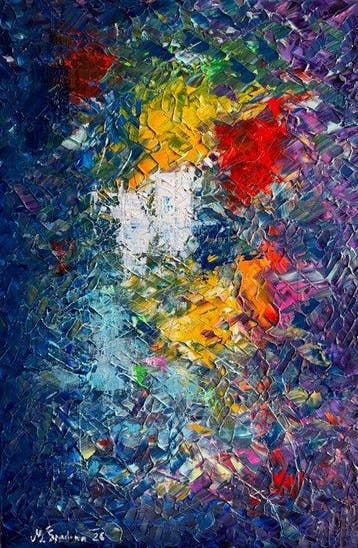 Miroslav Spadrna (pintorcheco) - Umbral oculto XL