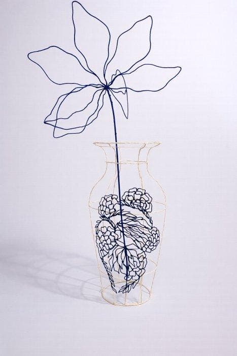 Iris Lucia Design - Iris Lucia Design - Vaas - Biodegradable, Antiek en Kunst, Kunst | Designobjecten