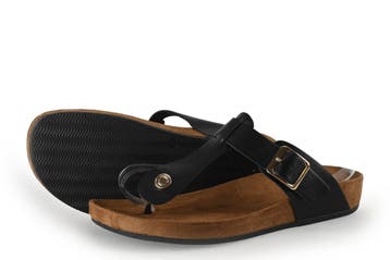Graceland Slippers in maat 39 Zwart, Slippers, Verzenden, Zwart, Zo goed als nieuw