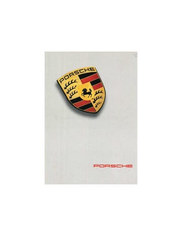 1995 PORSCHE PROGRAMMA BROCHURE DUITS, Boeken, Nieuw, Porsche, Author