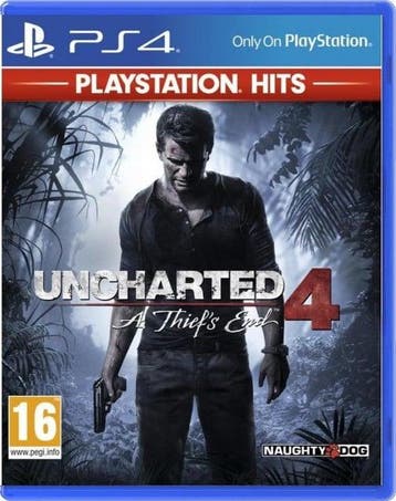 Uncharted 4: A Thiefs End (Playstation Hits) [PS4], Spelcomputers en Games, Ophalen of Verzenden, Nieuw