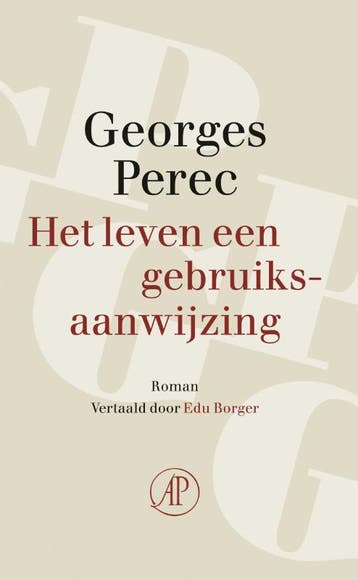 Het Leven Een Gebruiksaanwijzing | Georges Perec | Nieuw, Ophalen of Verzenden, Nieuw, Georges Perec