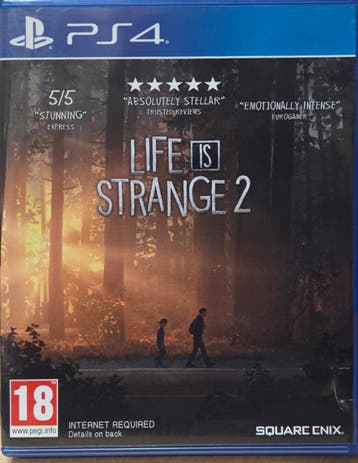 Life is Strange 2 (PS4 tweedehands game), Spelcomputers en Games, Ophalen of Verzenden, Zo goed als nieuw