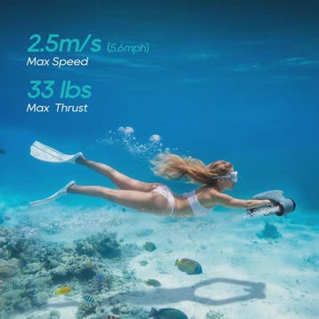 Asiwo MANTA 2 Onderwater Scooter - 40M Waterdicht, met Camer, Watersport en Boten, Verzenden, Nieuw