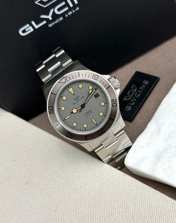 Glycine - Combat Sub Automatic Date Grey - GL0419 - Heren -, Sieraden, Tassen en Uiterlijk, Horloges | Heren, Nieuw