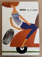 Pirelli - Pirelli voor de scooter - Lora Lamm - emaillebord