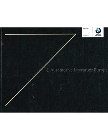 2015 BMW 7 SERIE BROCHURE NEDERLANDS, Nieuw, BMW, Author