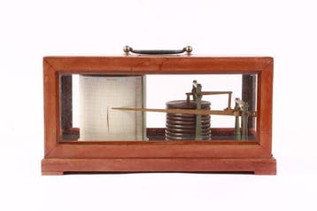 Antique Jules Richard French Barograph Recording Barometer -