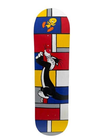 PAAPI (1986) - Tweety and Sylvester x Mondriaan Skatedeck