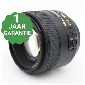 Nikon AF-S 85mm F/1.8G, Verzenden, Gebruikt