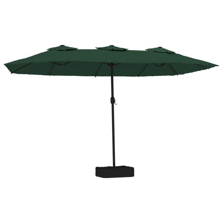 Dubbele Parasol 4,5m | UV-bestendig | Laatste Stuk!, Tuin en Terras, Parasols, Meer dan 4 meter, Waterdicht, Zo goed als nieuw