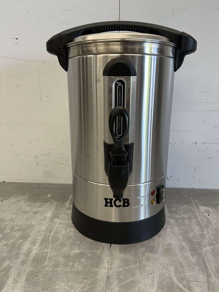 RVS Dubbelwandige percolator koffiemachine 5,3 liter 35, Zakelijke goederen, Horeca | Keukenapparatuur, Nieuw in verpakking, Ophalen of Verzenden