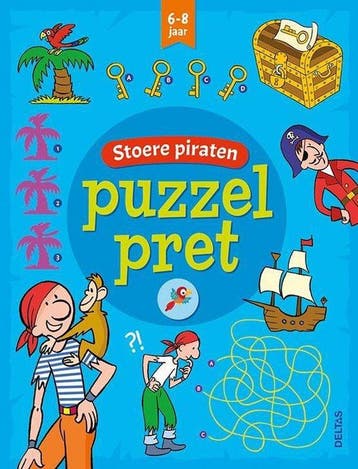 Puzzelpret - Stoere piraten (6-8 j.), Boeken, Ophalen of Verzenden, Nieuw