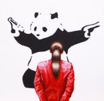 Gerard Boersma (1976) - Shooting Panda (painting of a woman