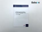 Instructie Boek Suzuki GSX 650 F 2008-2012 (GSX650F CJ1), Verzenden, Gebruikt