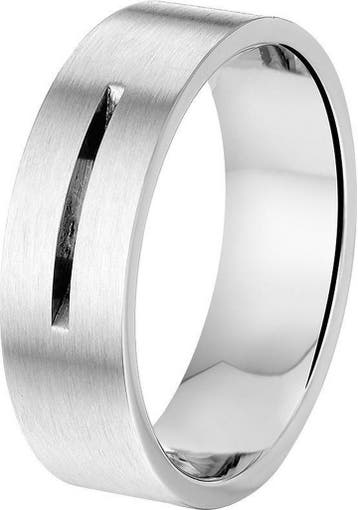 Dash Ring A506 - 7 mm - Zonder Cz - Staal, Kleding | Dames, Verzenden, Nieuw
