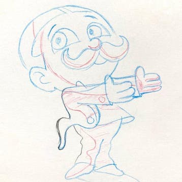 PRINGLES : Originele vintage reclame-animatietekening -, Nieuw in verpakking