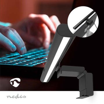 Nedis Monitor Lichtbalk – Bureaulamp – Aanraakbediening – 40, Verzenden, Zo goed als nieuw