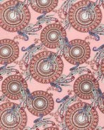 Viscose Satijn Bloemboeketten Roze, Nieuw, Roze