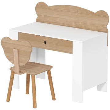 TRUUSK Kinderbureauset - Met Tafelblad en Lade - Bureau en S, Verzenden, Nieuw