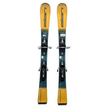 Elan Wingman + EL 4.5 GW – Kinderskis All-Mountain - 120, Sport en Fitness, Overige merken, Gebruikt, Ophalen of Verzenden, Carve