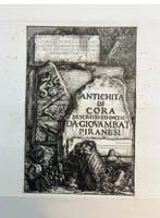 Giovanni Battista Piranesi (1720-1778) - Frontespizio –, Antiek en Kunst
