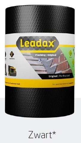 Leadax loodvervanger Zwart 20 cm x 6 mtr. - Gratis bezorgd, Ophalen of Verzenden, Nieuw