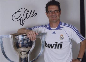 Fabio Capello - Voetbal - Gesigneerde foto, Nieuw